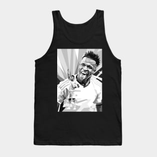 Vinicius jr greyscale illustration Tank Top